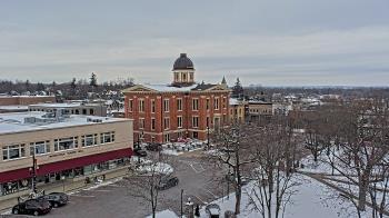 Weather camera view of City of Woodstock.