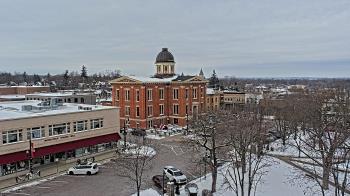 Weather camera view of City of Woodstock.