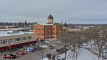 Weather camera view of City of Woodstock.