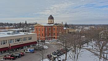 Weather camera view of City of Woodstock.