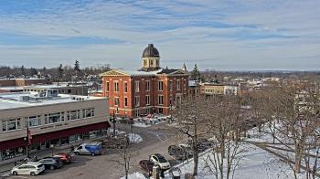 Weather camera view of City of Woodstock.