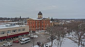 Weather camera view of City of Woodstock.