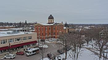Weather camera view of City of Woodstock.