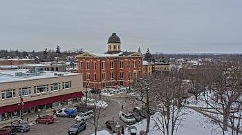 Weather camera view of City of Woodstock.