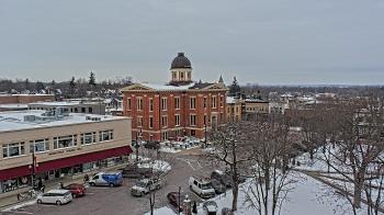 Weather camera view of City of Woodstock.