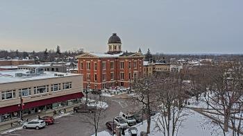 Weather camera view of City of Woodstock.