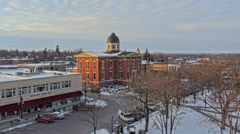 Weather camera view of City of Woodstock.