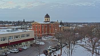 Weather camera view of City of Woodstock.