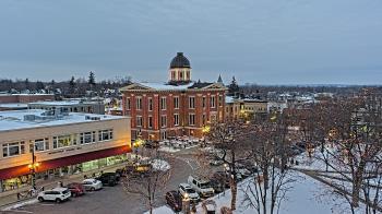 Weather camera view of City of Woodstock.