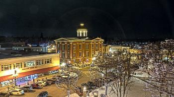 Weather camera view of City of Woodstock.