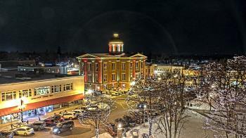 Weather camera view of City of Woodstock.