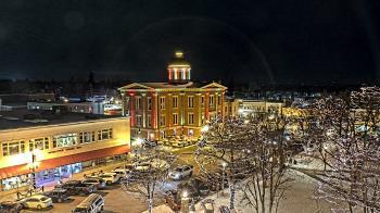 Weather camera view of City of Woodstock.
