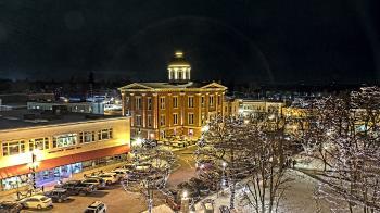 Weather camera view of City of Woodstock.