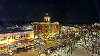 Weather camera view of City of Woodstock.