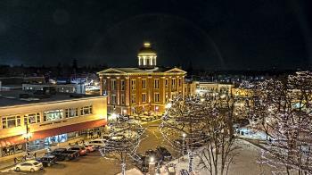 Weather camera view of City of Woodstock.