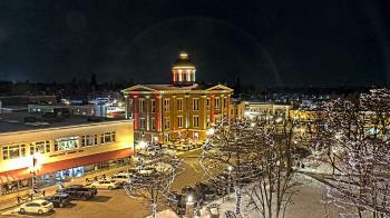 Weather camera view of City of Woodstock.