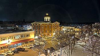 Weather camera view of City of Woodstock.