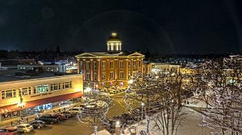 Weather camera view of City of Woodstock.