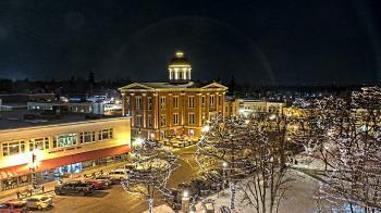 Weather camera view of City of Woodstock.