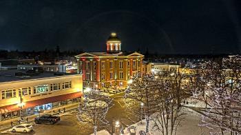 Weather camera view of City of Woodstock.