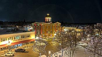 Weather camera view of City of Woodstock.