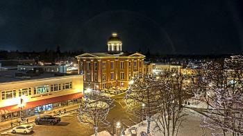 Weather camera view of City of Woodstock.