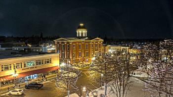 Weather camera view of City of Woodstock.