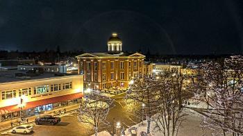 Weather camera view of City of Woodstock.