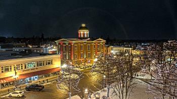 Weather camera view of City of Woodstock.