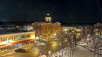 Weather camera view of City of Woodstock.