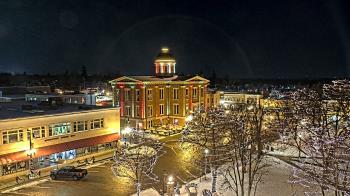 Weather camera view of City of Woodstock.