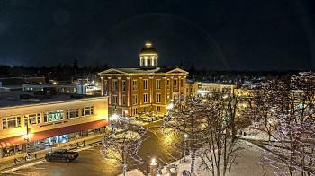 Weather camera view of City of Woodstock.