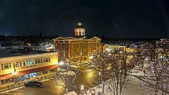 Weather camera view of City of Woodstock.