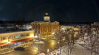 Weather camera view of City of Woodstock.
