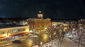 Weather camera view of City of Woodstock.