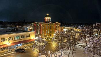 Weather camera view of City of Woodstock.