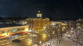 Weather camera view of City of Woodstock.