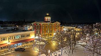 Weather camera view of City of Woodstock.