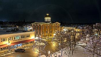 Weather camera view of City of Woodstock.