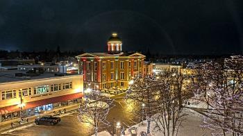 Weather camera view of City of Woodstock.