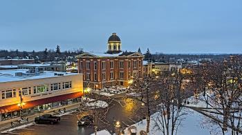 Weather camera view of City of Woodstock.