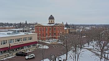 Weather camera view of City of Woodstock.