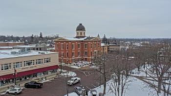 Weather camera view of City of Woodstock.