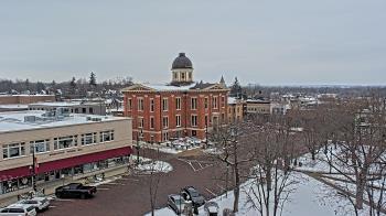 Weather camera view of City of Woodstock.