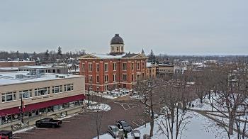 Weather camera view of City of Woodstock.