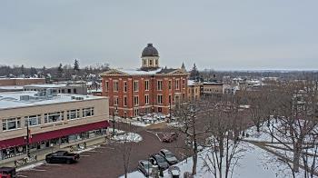 Weather camera view of City of Woodstock.
