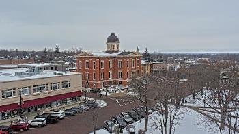 Weather camera view of City of Woodstock.