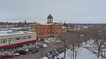 Weather camera view of City of Woodstock.