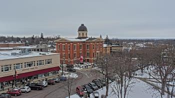 Weather camera view of City of Woodstock.