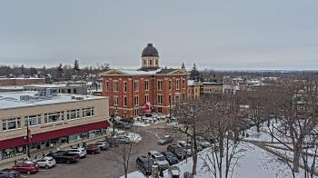 Weather camera view of City of Woodstock.